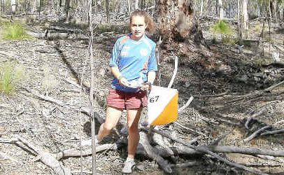 Amarina Nhaynes from Liston won the long course orienteering event at Leyburn on Sunday. Amarina Nhaynes from Liston won the long course orienteering event at Leyburn on Sunday.